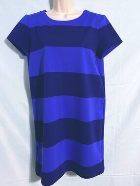 Gap Cute Blue Striped Dress Size M